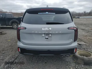 2024 Kia Telluride EX X-Line z VIN 5XYP3DGC9RG564041, wystawiony jako Copart lot #52851745 z przebiegiem 2 878 mil mil oraz Szkoda całkowita • Salvage title. Historia ofert i sprzedaży dostępna na DreamBid. Obrazek 6.