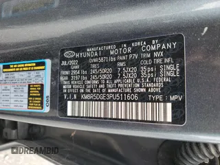 2023 Hyundai Palisade Ultimate Calligraphy z VIN KM8R5DGE3PU511606, wystawiony jako Copart lot #49929495 z przebiegiem 66 794 mil mil oraz Czysty tytuł • Clean title. Historia ofert i sprzedaży dostępna na DreamBid. Obrazek 13.