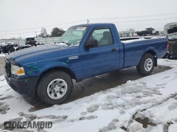 2008 Ford Ranger XL with VIN 1FTYR10U88PA49225, listed as a Copart auction lot 43600025 with 159,547 mi miles and Salvage title. Bid and sale history available at DreamBid. Image 1.
