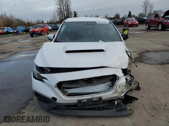 2022 Subaru WRX with VIN JF1VBAA65N9026224, listed as a Copart auction lot 46151245 with 17,930 mi miles and Salvage Title. Bid and sale history available at carsss.com. Image 5.