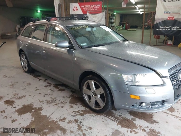 2008 Audi A6 with VIN WAUKH74F28N109368, listed as a IAAI auction lot 42002707 with 163,665 mi miles. Bid and sale history available at carsss.com. Image 1.