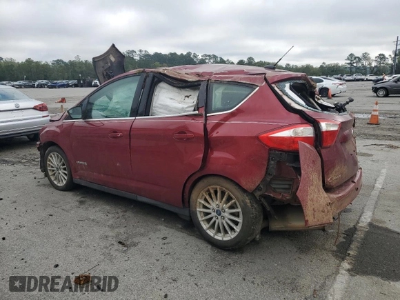 2014 Ford C-Max SEL with VIN 1FADP5BU2EL510422, listed as a Copart auction lot 51390035 with Not Provided miles and Salvage Title. Bid and sale history available at DreamBid. Image 2.