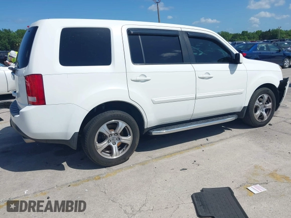 2014 Honda Pilot EX-L with VIN 5FNYF3H75EB015607, listed as a IAAI auction lot 41935074 with 110,713 mi miles and . Bid and sale history available at carsss.com. Image 4.