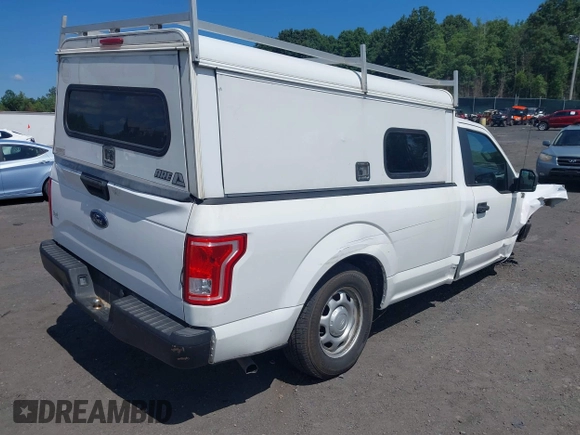 2017 Ford F-150 XL with VIN 1FTMF1C82HKD01070, listed as a IAAI auction lot 42653166 with 83,775 mi miles and . Bid and sale history available at DreamBid. Image 4.