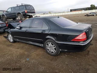 2006 Mercedes-Benz S-Class 3.7L with VIN WDBNF67J76A473143, listed as a Copart auction lot 80699114 with 0 mi miles and Salvage Title. Bid and sale history available at carsss.com. Image 2.