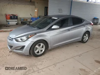 2015 Hyundai Elantra SE z VIN 5NPDH4AE6FH557311, wystawiony jako Copart lot #55802415 z przebiegiem 160 235 mil mil oraz Szkody całkowita. Historia ofert i sprzedaży dostępna na DreamBid. Obrazek 1.