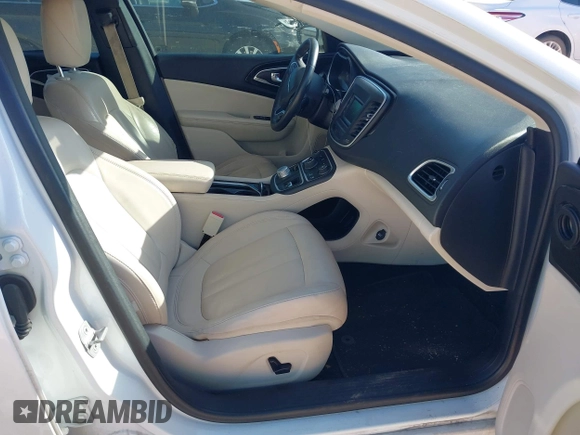 2015 Chrysler 200 C with VIN 1C3CCCCB3FN544916, listed as a IAAI auction lot 41453110 with 152,757 mi miles. Bid and sale history available at carsss.com. Image 5.