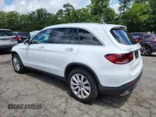 2020 Mercedes-Benz GLC 300 with VIN WDC0G8DB1LF738245, listed as a Copart auction lot 59745375 with 53,986 mi miles and Salvage title. Bid and sale history available at DreamBid. Image 2.