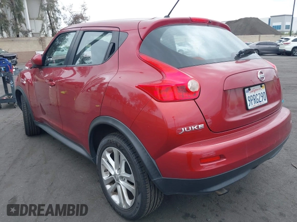 2013 Nissan Juke SV with VIN JN8AF5MRXDT219470, listed as a IAAI auction lot 42104778 with 62,839 mi miles and . Bid and sale history available at carsss.com. Image 3.