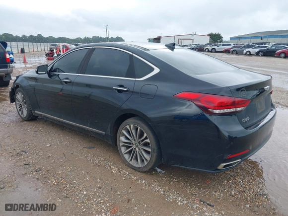 2016 Hyundai Genesis 3.8L with VIN KMHGN4JE3GU106717, listed as a IAAI auction lot 40319357 with 207,077 mi miles. Bid and sale history available at carsss.com. Image 3.