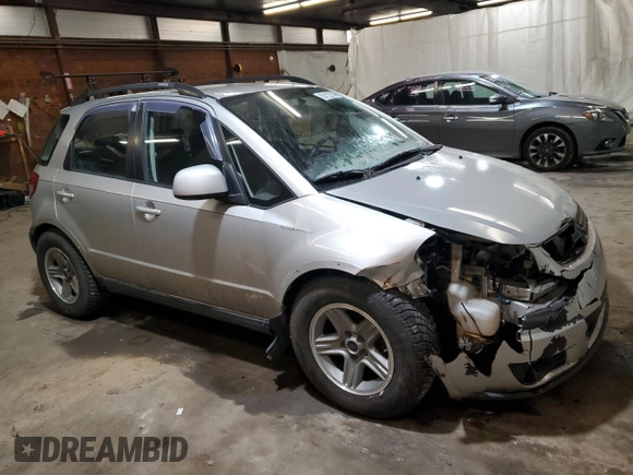 2008 Suzuki SX4 with VIN JS2YB413385109912, listed as a Copart auction lot 83112714 with 177,622 mi miles and Salvage Title. Bid and sale history available at carsss.com. Image 4.