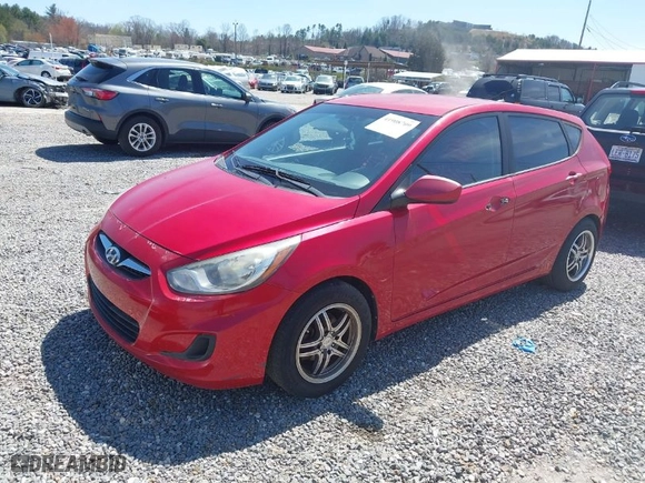 2012 Hyundai Accent GS with VIN KMHCT5AE4CU040246, listed as a IAAI auction lot 41908709 with NaN miles. Bid and sale history available at carsss.com. Image 2.