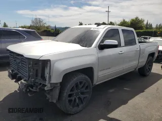 2017 Chevrolet Silverado 1500 LT with VIN 3GCPCREC8HG149003, listed as a Copart auction lot 52378435 with 55,761 mi miles and Salvage Title. Bid and sale history available at carsss.com. Image 1.