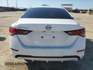 2024 Nissan Sentra S with VIN 3N1AB8BV1RY363886, listed as a Copart auction lot 49646425 with 14,732 mi miles and Salvage Title. Bid and sale history available at carsss.com. Image 6.