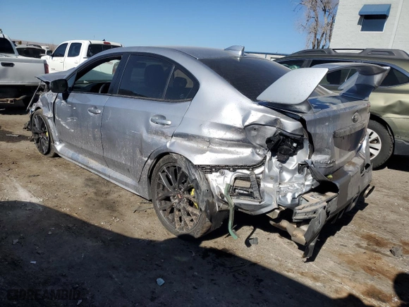 2018 Subaru WRX STI with VIN JF1VA2N64J9820970, listed as a Copart auction lot 88100335 with 85,341 mi miles and Salvage Title. Bid and sale history available at carsss.com. Image 2.