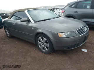 2004 Audi A4 1.8T with VIN WAUAC48H34K003513, listed as a IAAI auction lot 41788941 with 127,942 mi miles. Bid and sale history available at carsss.com. Image 1.
