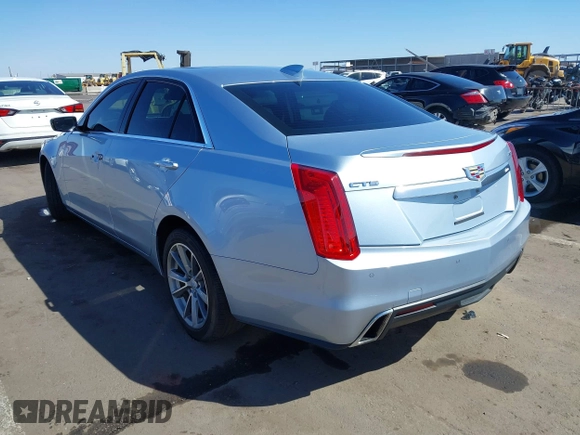 2017 Cadillac CTS Sedan Luxury RWD with VIN 1G6AR5SX4H0195245, listed as a IAAI auction lot 41753904 with 56,040 mi miles. Bid and sale history available at carsss.com. Image 3.