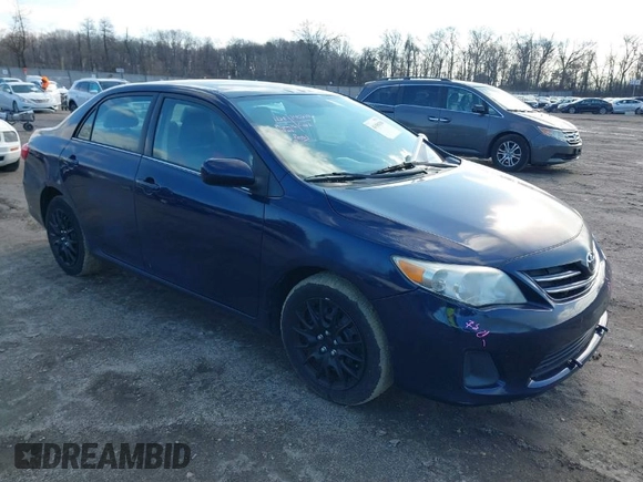 2013 Toyota Corolla L with VIN 2T1BU4EE4DC958837, listed as a IAAI auction lot 41498180 with 181,129 mi miles. Bid and sale history available at carsss.com. Image 1.