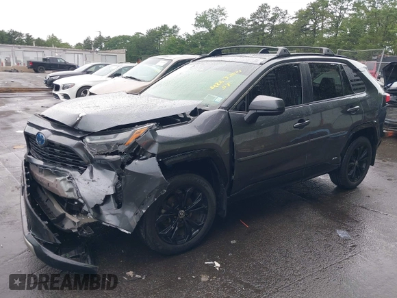 2022 Toyota RAV4 Hybrid SE with VIN JTM16RFV7ND067284, listed as a IAAI auction lot 42637821 with 20,512 mi miles and . Bid and sale history available at DreamBid. Image 17.