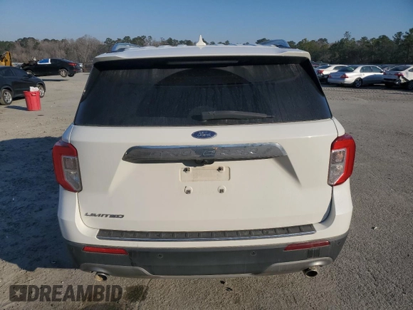 2020 Ford Explorer Limited with VIN 1FMSK7FH7LGD12624, listed as a Copart auction lot 46860335 with 58,071 mi miles and Salvage Title. Bid and sale history available at carsss.com. Image 6.