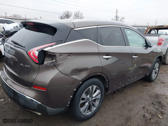 2015 Nissan Murano S with VIN 5N1AZ2MH6FN281959, listed as a IAAI auction lot 41413597 with 205,621 mi miles. Bid and sale history available at carsss.com. Image 4.