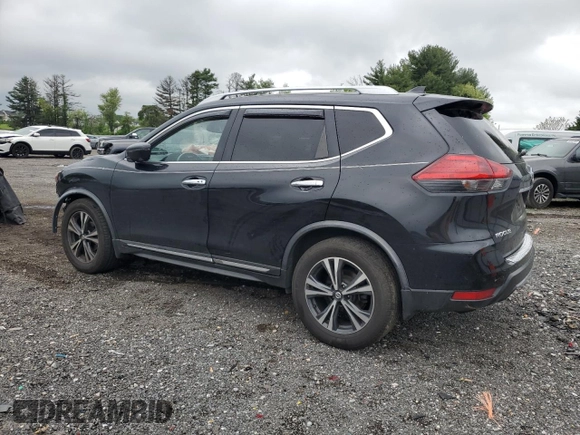 2017 Nissan Rogue SL with VIN JN8AT2MV6HW283644, listed as a Copart auction lot 55781785 with 90,233 mi miles and Salvage title. Bid and sale history available at DreamBid. Image 2.