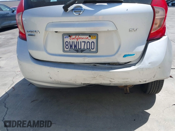 2016 Nissan Note S with VIN 3N1CE2CP5GL401496, listed as a IAAI auction lot 42100925 with 127,574 mi miles and . Bid and sale history available at DreamBid. Image 6.