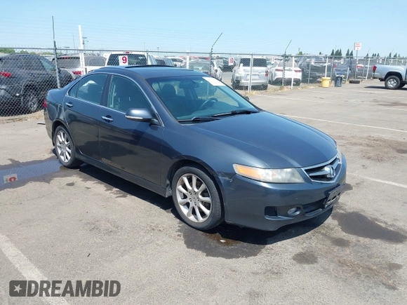 2008 Acura TSX Nav with VIN JH4CL96908C020465, listed as a IAAI auction lot 42510459 with 218,574 mi miles and . Bid and sale history available at DreamBid. Image 1.