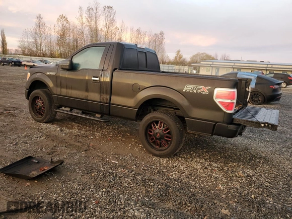 2014 Ford F-150 XL with VIN 1FTMF1EF4EFC21592, listed as a Copart auction lot 79848644 with 106,982 mi miles and Salvage Title. Bid and sale history available at carsss.com. Image 2.