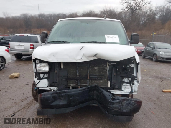2017 Chevrolet Express Cargo Van with VIN 1GCZGHFG6H1292104, listed as a IAAI auction lot 41662902 with 272,436 mi miles. Bid and sale history available at carsss.com. Image 12.