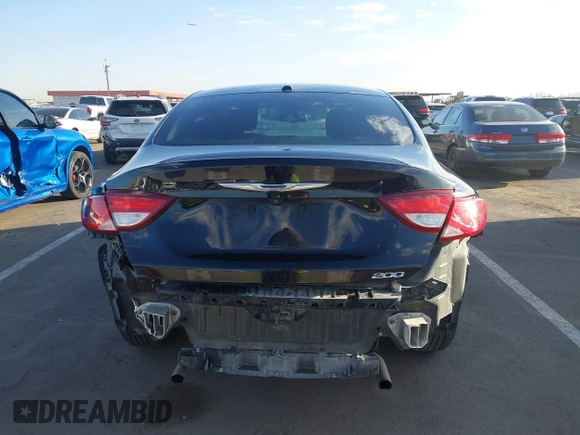 2015 Chrysler 200 Limited with VIN 1C3CCCAB5FN666941, listed as a IAAI auction lot 42603080 with 224,514 mi miles and . Bid and sale history available at DreamBid. Image 16.