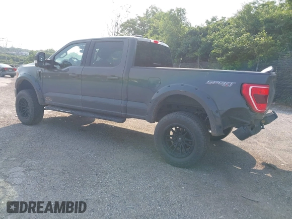 2021 Ford F-150 XL with VIN 1FTFW1E85MKD35973, listed as a IAAI auction lot 42381874 with 57,982 mi miles and . Bid and sale history available at DreamBid. Image 3.