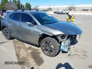 2021 Lexus UX with VIN JTHX9JBH7M2045183, listed as a IAAI auction lot 41620740 with 42,330 mi miles. Bid and sale history available at carsss.com. Image 1.