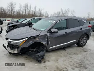 2021 Acura RDX w/Technology Package with VIN 5J8TC2H58ML035231, listed as a Copart auction lot 46176055 with 70,161 mi miles and Salvage Title. Bid and sale history available at carsss.com. Image 1.