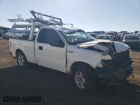 2013 Ford F-150 XL with VIN 1FTMF1EM1DKF55437, listed as a Copart auction lot 69893114 with Not Provided miles and Salvage Title. Bid and sale history available at DreamBid. Image 4.