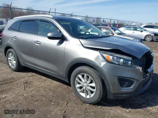 2017 Kia Sorento LX with VIN 5XYPGDA3XHG244089, listed as a IAAI auction lot 41956816 with 79,015 mi miles. Bid and sale history available at carsss.com. Image 1.