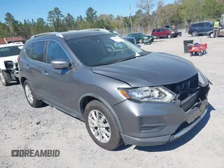 2019 Nissan Rogue SV with VIN KNMAT2MT5KP554947, listed as a IAAI auction lot 41894855 with 192,655 mi miles. Bid and sale history available at carsss.com. Image 1.