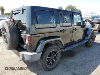2018 Jeep Wrangler JK Unlimited Altitude with VIN 1C4BJWEG5JL820816, listed as a Copart auction lot 71212614 with 76,630 mi miles and Salvage Title. Bid and sale history available at carsss.com. Image 3.