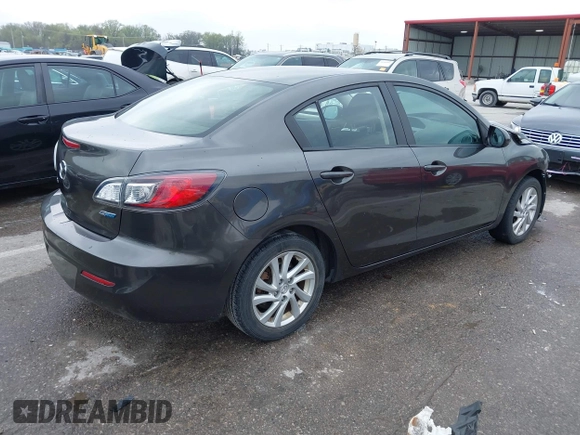 2012 Mazda 3 i Touring with VIN JM1BL1V78C1596808, listed as a IAAI auction lot 42004109 with Not Provided miles and . Bid and sale history available at DreamBid. Image 4.