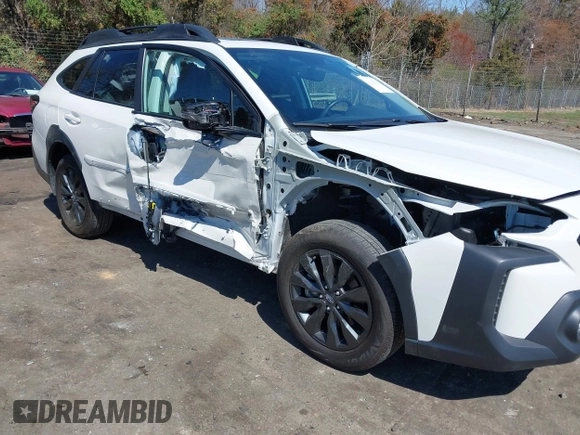 2024 Subaru Outback Onyx with VIN 4S4BTALC4R3184670, listed as a IAAI auction lot 41876929 with 17,071 mi miles and . Bid and sale history available at DreamBid. Image 6.