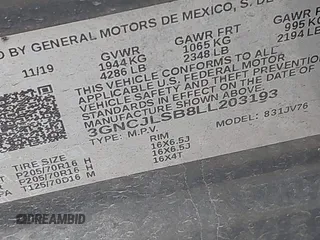 2020 Chevrolet Trax LT с VIN 3GNCJLSB8LL203193, выставлен на аукционе IAAI как лот 42518085 с пробегом 172 004 миль миль и . История ставок и продаж доступна на DreamBid. Изображение 9.