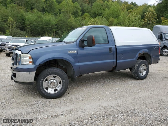 2006 Ford Super Duty F-250 XL with VIN 1FTNF21506EB60448, listed as a Copart auction lot 72930674 with 154,008 mi miles and Salvage Title. Bid and sale history available at carsss.com. Image 1.