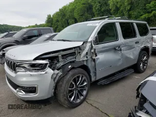 2024 Jeep Wagoneer Series II Carbide with VIN 1C4SJVBP8RS151165, listed as a Copart auction lot 61216845 with 5,315 mi miles and Salvage title. Bid and sale history available at DreamBid. Image 1.