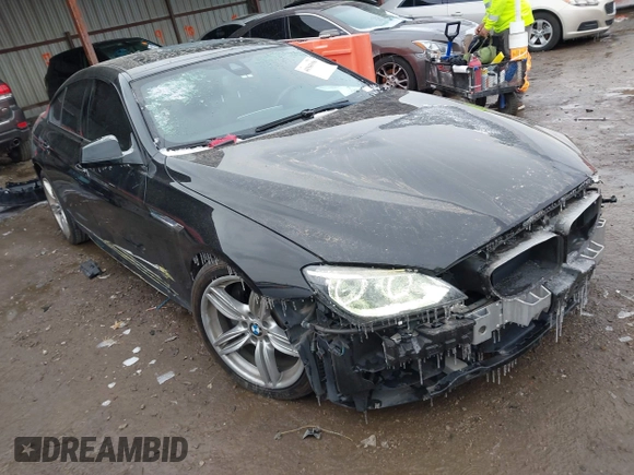 2015 BMW 6 Series 640i with VIN WBA6A0C55FGB53603, listed as a IAAI auction lot 41543996 with 71,046 mi miles and . Bid and sale history available at DreamBid. Image 1.