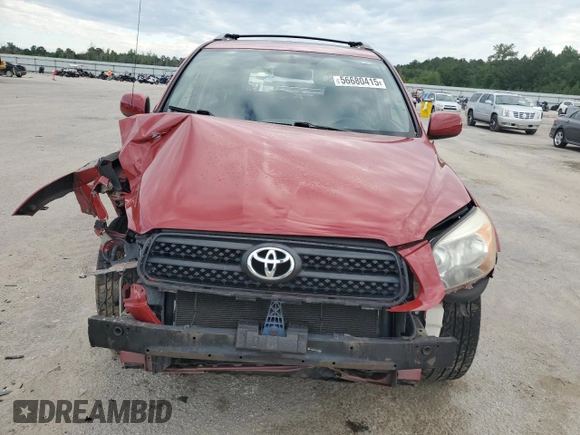 2007 Toyota RAV4 Sport with VIN JTMZD32V476028588, listed as a Copart auction lot 56680415 with 128,025 mi miles and Salvage title. Bid and sale history available at DreamBid. Image 5.