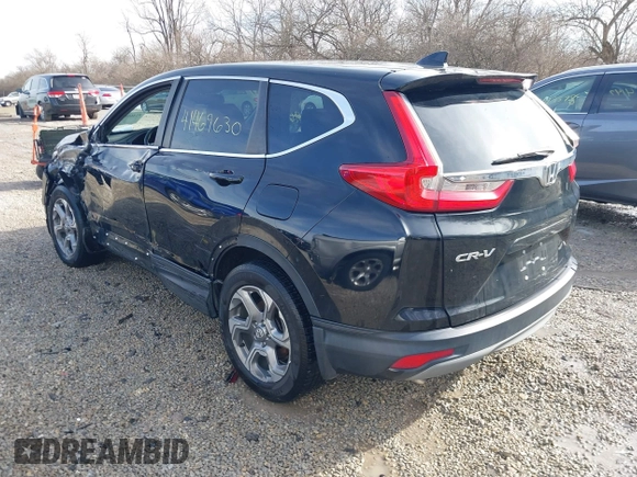 2018 Honda CR-V EX-L with VIN 7FARW2H81JE056337, listed as a IAAI auction lot 41469630 with 89,375 mi miles. Bid and sale history available at carsss.com. Image 3.