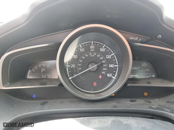 2018 Mazda Mazda3 4-Door Sport with VIN 3MZBN1U75JM176206, listed as a Copart auction lot 51160025 with 50,701 mi miles and Salvage Title. Bid and sale history available at carsss.com. Image 9.