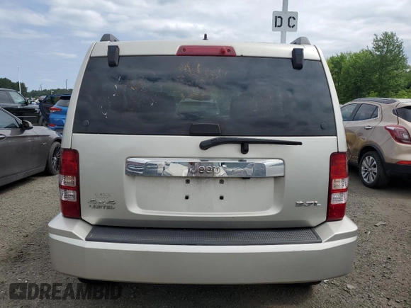 2008 Jeep Liberty Limited with VIN 1J8GN58K68W160677, listed as a Copart auction lot 60858325 with 145,605 mi miles and Clean title. Bid and sale history available at DreamBid. Image 6.
