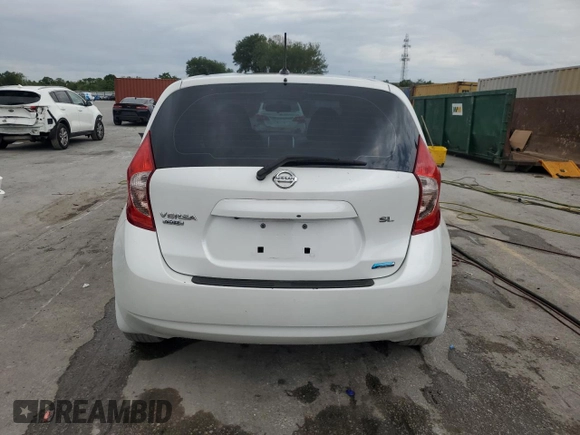 2014 Nissan Note S with VIN 3N1CE2CPXEL418968, listed as a Copart auction lot 51977225 with 153,123 mi miles and Salvage Title. Bid and sale history available at DreamBid. Image 6.