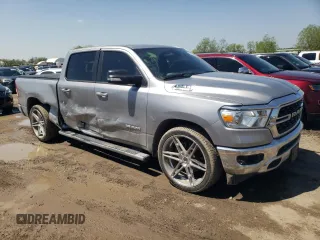 2022 Ram 1500 Big Horn with VIN 1C6RREMT1NN358613, listed as a Copart auction lot 50084835 with 35,126 mi miles and Salvage Title. Bid and sale history available at carsss.com. Image 4.